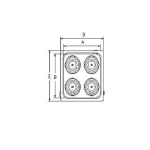 Four Hole Two Lines Water Bath 10 Liter - Image 2